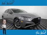 2021 Hampton Gray Hyundai Sonata SEL #143560036