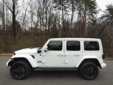 2021 Bright White Jeep Wrangler Unlimited High Altitude 4xe Hybrid #143578638