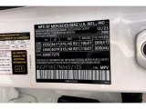 2022 GLS Color Code for Diamond White Metallic - Color Code: 799