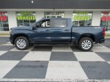 2022 Northsky Blue Metallic Chevrolet Silverado 1500 Limited Custom Crew Cab 4x4 #143596655