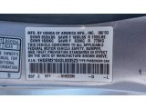 2003 Civic Color Code for Satin Silver Metallic - Color Code: NH623M