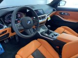 2022 BMW M3 Sedan Kyalami Orange/Black Interior