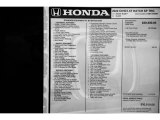 2022 Honda Civic Sport Touring Hatchback Window Sticker