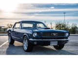 Midnight Blue Ford Mustang in 1966