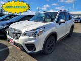 2019 Crystal White Pearl Subaru Forester 2.5i Sport #143632982