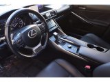2017 Lexus IS 200t Black Interior