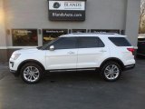 2018 White Platinum Ford Explorer Limited 4WD #143667719