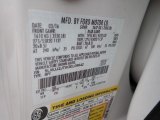 2016 Navigator Color Code for White Platinum Metallic - Color Code: UG