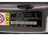 2018 NX Color Code for Atomic Silver - Color Code: 1J7