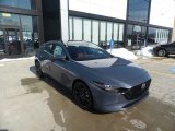 2022 Mazda Mazda3 Premium Hatchback Front 3/4 View