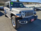2020 Billet Silver Metallic Jeep Wrangler Unlimited Sahara 4x4 #143687240