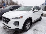 2019 Quartz White Hyundai Santa Fe SE AWD #143693065