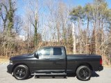 2017 Brilliant Black Crystal Pearl Ram 1500 Express Quad Cab 4x4 #143703025