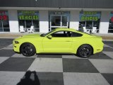 Grabber Yellow Ford Mustang in 2021