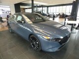 2022 Polymetal Gray Metallic Mazda Mazda3 Carbon Edition Hatchback #143742728