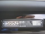 2022 Ram 2500 Power Wagon Crew Cab 4x4 Info Tag