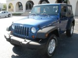 2009 Deep Water Blue Pearl Coat Jeep Wrangler X 4x4 #14362538