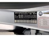 2022 EQS Color Code for Cirrus Silver Metallic - Color Code: 922