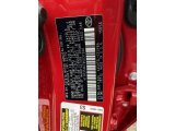 2022 Camry Color Code for Ruby Flare Pearl - Color Code: 3U5