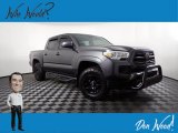 2019 Cement Gray Toyota Tacoma SR Double Cab 4x4 #143798348