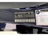 2022 EQS Color Code for Nautical Blue Metallic - Color Code: 595
