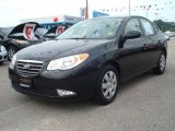 2008 Black Pearl Hyundai Elantra GLS Sedan #14353829