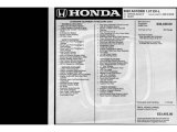 2022 Honda Accord EX-L Window Sticker