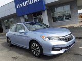 2017 Vortex Blue Pearl Honda Accord Hybrid EX-L Sedan #143823526