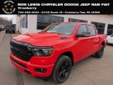 2022 Flame Red Ram 1500 Big Horn Night Edition Crew Cab 4x4 #143823490