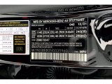 2022 GLC Color Code for Black - Color Code: 040