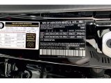 2022 GLE Color Code for Black - Color Code: 040
