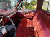 1986 GMC C/K C1500 Sierra Classic Regular Cab Red Interior