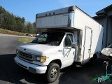 1999 Oxford White Ford E Series Cutaway E350 Commercial Moving Truck #143856200