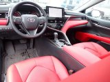 2021 Toyota Camry XSE AWD Cockpit Red Interior