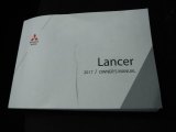 2017 Mitsubishi Lancer LE Books/Manuals