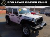 Bright White Jeep Wrangler Unlimited in 2018