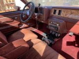 1981 Chevrolet El Camino Royal Knight Maroon Interior