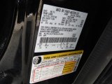 2016 Navigator Color Code for Black Velvet - Color Code: G1
