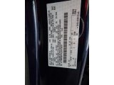 2020 F250 Super Duty Color Code for Blue Jeans - Color Code: N1