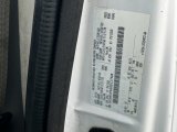 2016 E-Series Van Color Code for Oxford White - Color Code: YZ
