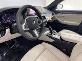 2022 BMW 5 Series 540i Sedan Ivory White/Black Interior