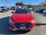 Scarlet Red Hyundai Sonata in 2018