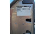 1999 Pontiac Firebird Trans Am Coupe Info Tag