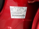 2008 MKX Color Code for Vivid Red Metallic - Color Code: G2