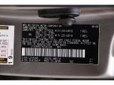 2021 NX Color Code for Atomic Silver - Color Code: 1J7