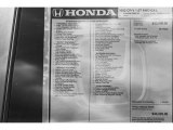 2022 Honda CR-V EX-L AWD Window Sticker