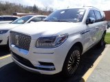 2019 White Platinum Metallic Tri-Coat Lincoln Navigator Black Label 4x4 #143998867