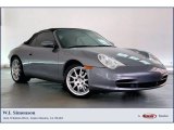 2002 Seal Grey Metallic Porsche 911 Carrera Cabriolet #144007752