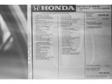 2022 Honda CR-V EX Window Sticker