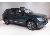 Dark Moss Green Metallic Volkswagen Tiguan in 2019